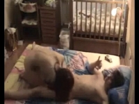 Чеченская пара сняли свой трах на видео пока их ребенок рядом спал в кроватке